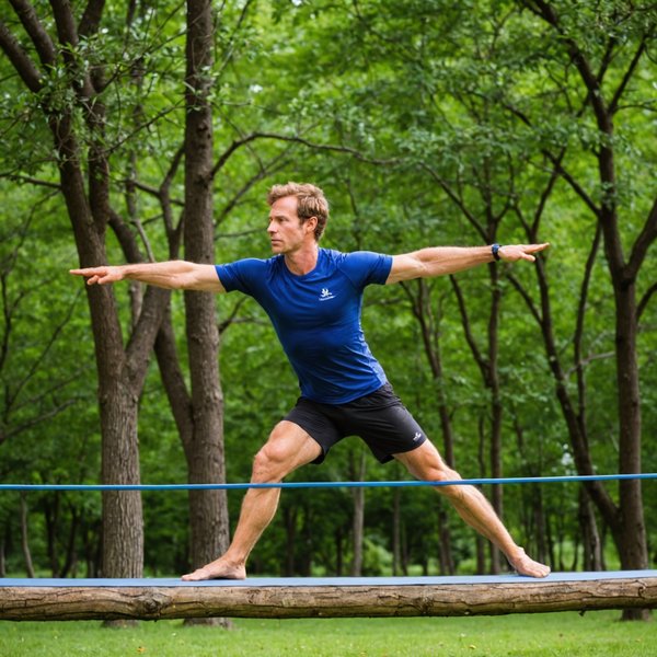 Comment les séances de yoga peuvent-elles aider à améliorer l'équilibre des slackliners?